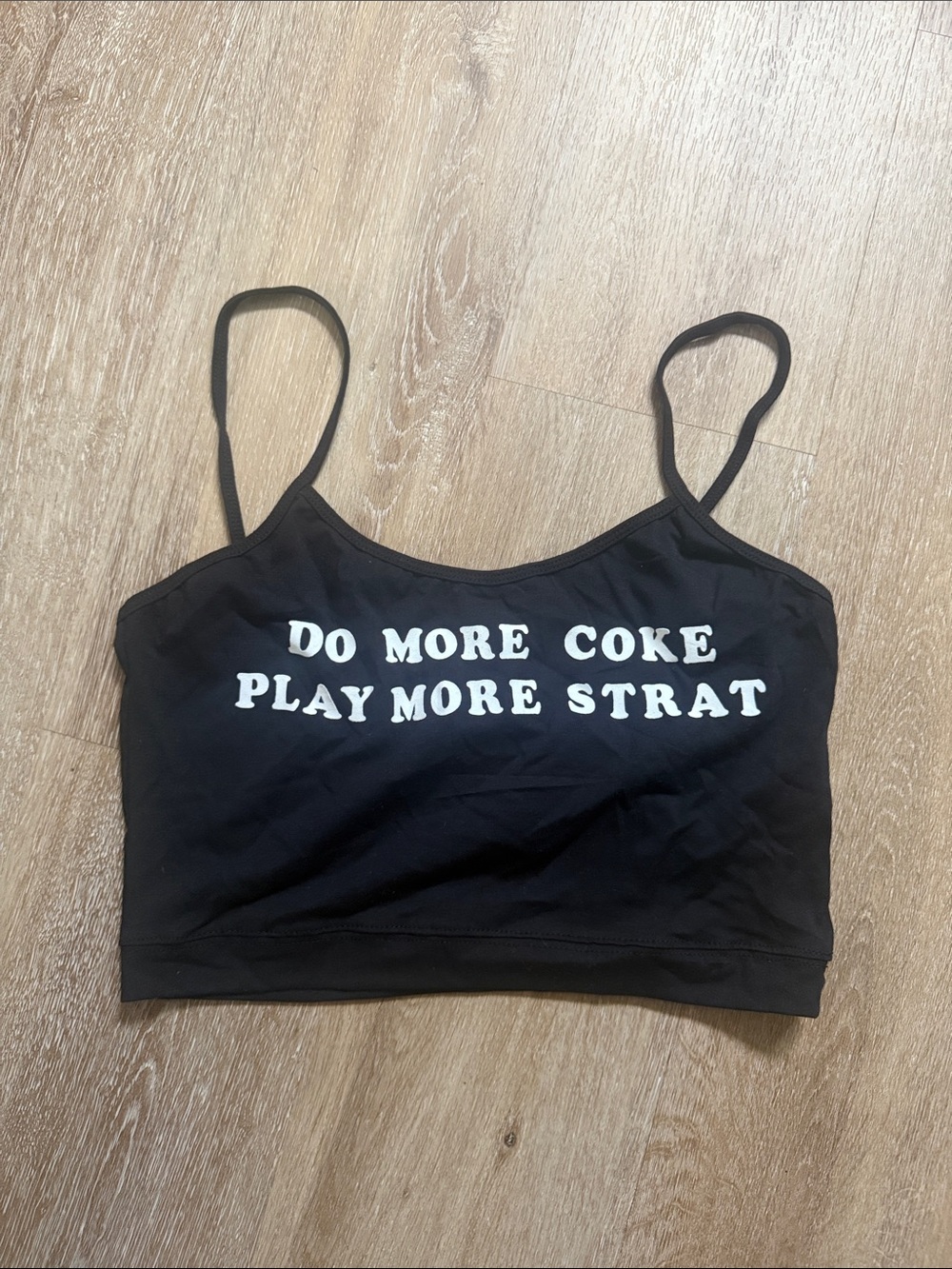 Billy strings do more coke white crop top size small BMFS